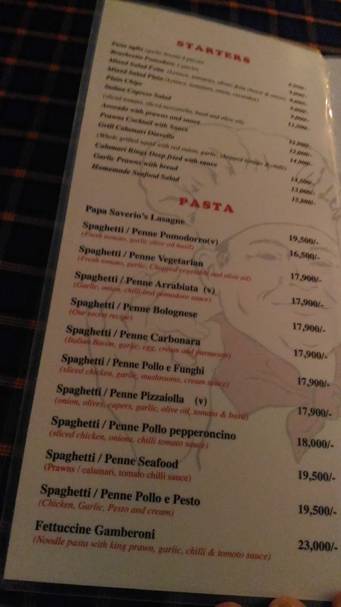 Menu Saverios Italian Pizzeria Restaurant-4